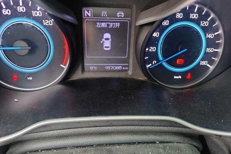 Used CHANGAN Eado New Energy 2022 EV460 Smart Ride-Hailing Edition – Lithium Iron Phosphate Odometer Close Up