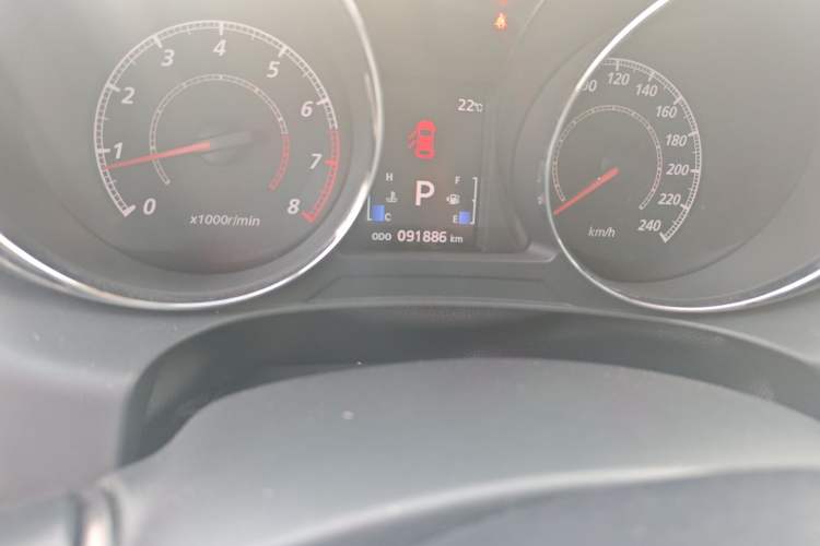 Used Mitsubishi ASX 2012 2.0 LUXURY Two-Wheel Drive with Navigation Odometer Close Up