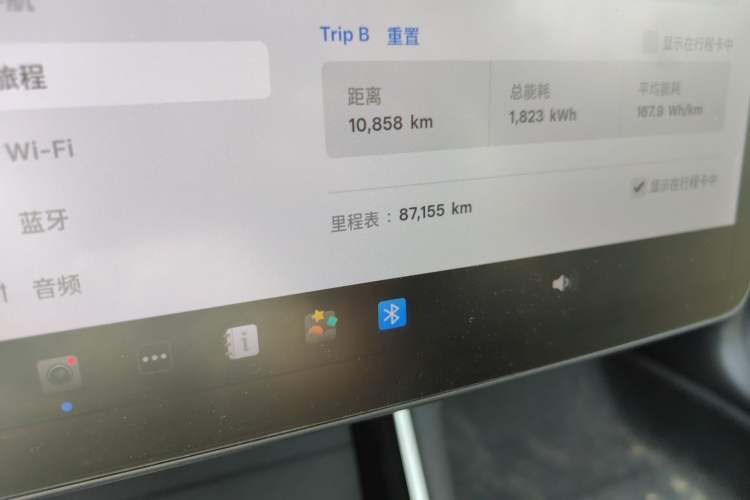 Used Tesla Model 3 2020 Revised Version Standard Range Rear-Wheel Drive – Upgraded Edition Odometer Close Up