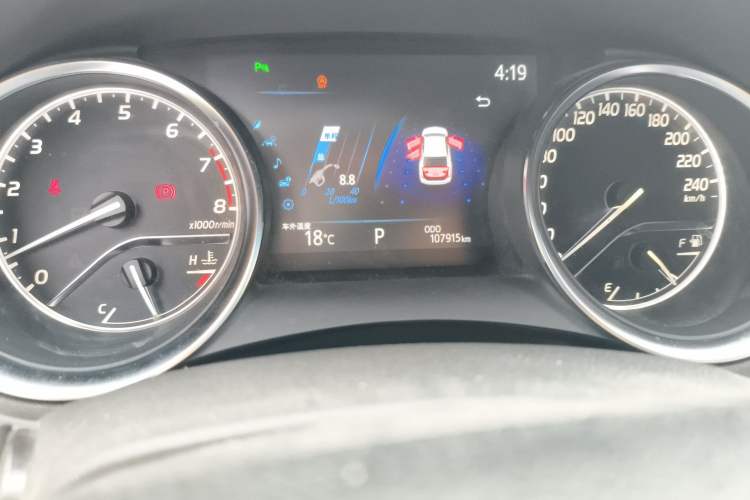 Used Toyota Camry 2019 2.5G Luxury Edition China VI Standard Odometer Close Up