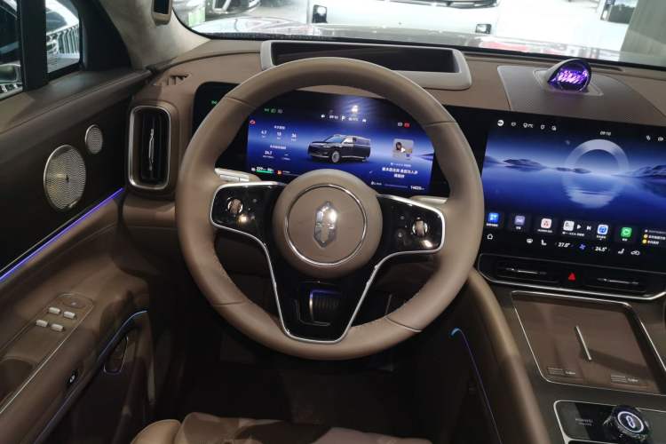 Used Hima AITO M9 2025 Extended-Range Ultra Version 52 kWh 6-Seater Steering Wheel