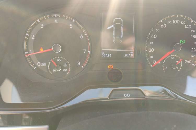 Used Volkswagen Bora 2020 1.5L Automatic Fashion Edition Odometer Close Up