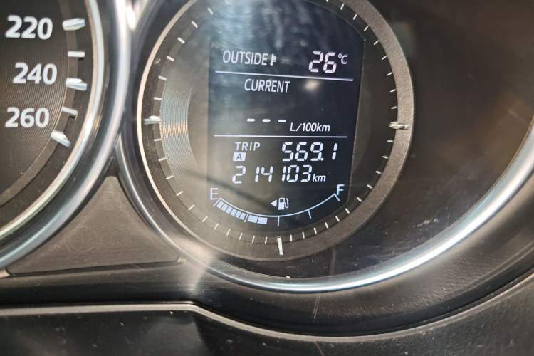 Used Mazda CX-5 2014 2.0L Automatic Two-Wheel Drive Urban Version Odometer Close Up