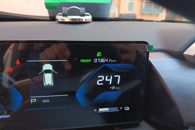 Used Dongfeng Aeolus SKY EV01 2024 530km PRO Odometer Close Up