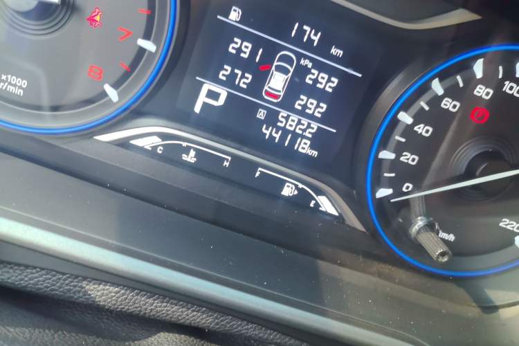 Used GAC Trumpchi GS4 2021 270T Automatic Elite Tech Edition Odometer Close Up