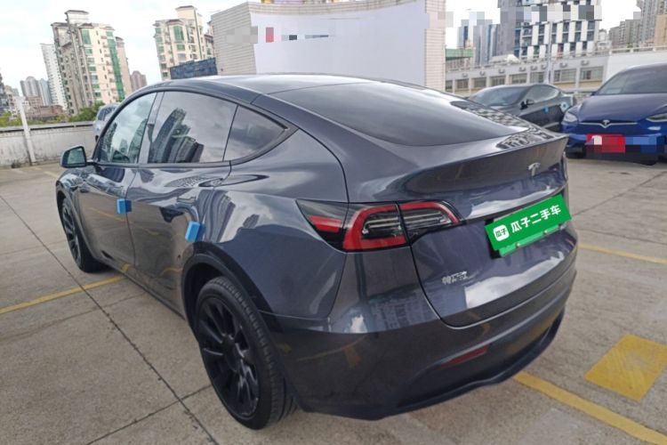 Used Tesla Model Y 2022 Revised Version Long-Range All-Wheel Drive Rear Left 45 Deg