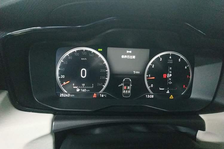 Used Lynk & Co 02 2019 High-Energy Edition 2.0T Automatic Two-Wheel Drive Shine Pro Edition China VI Standard Instrument Cluster