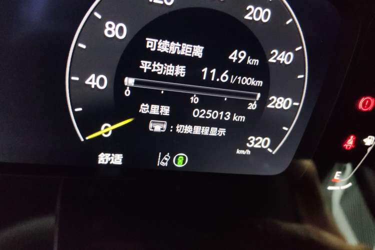 Used Honda Civic 2023 2.0T 420TURBO TYPE R Odometer Close Up