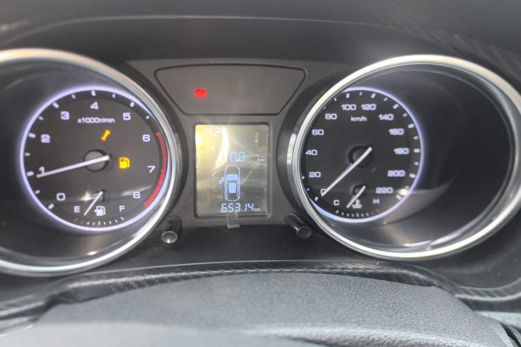 Used Zotye T300 2017 1.5L Manual Luxury Model Instrument Cluster