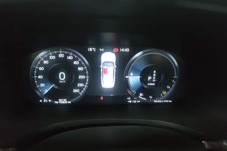 Used Volvo S60 New Energy 2021 T8 E-Drive Hybrid Four-Wheel Drive Smart Luxury Edition Instrument Cluster