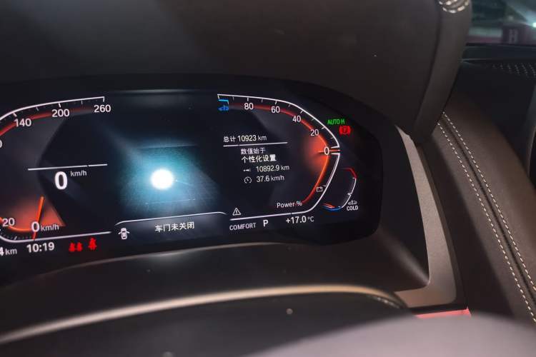 Used BMW 8 Series 2022 840i Four-Door Coupe M Sport Package Odometer Close Up