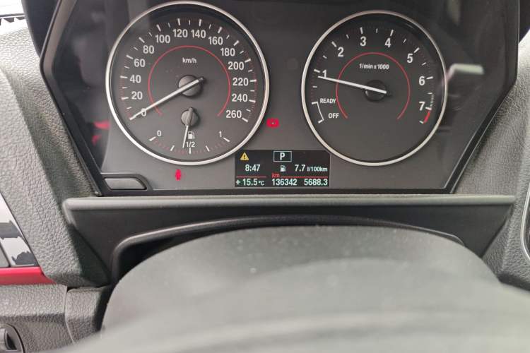 Used BMW 1 Series 2013 Revised 118i Sport Edition Odometer Close Up