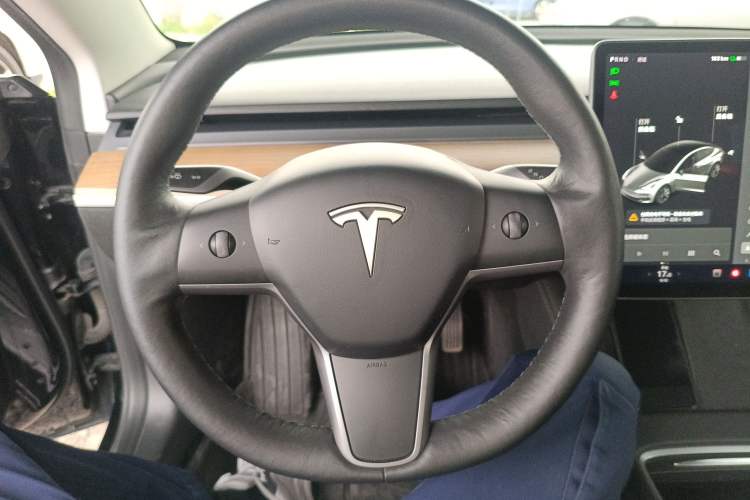 Used Tesla Model 3 2021 Standard Range Rear-Wheel Drive Upgraded Version 3D6 Steering Wheel