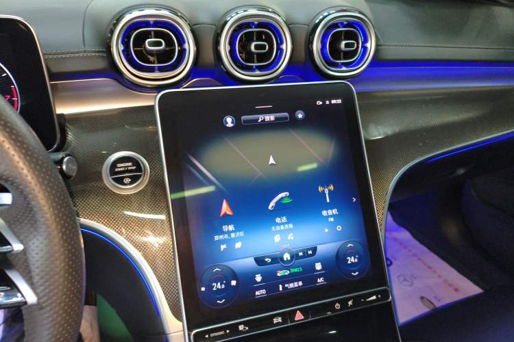 Used Mercedes-Benz C-Class 2022 Restyled C 260 L Sport Edition Audio And AC Panel