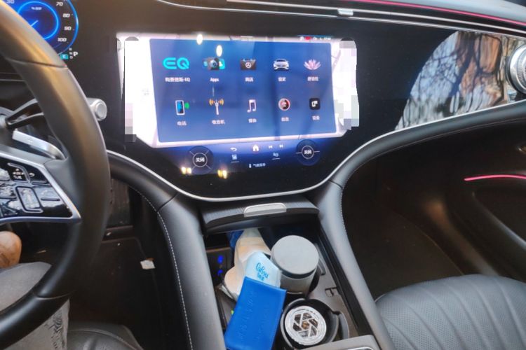 Used Mercedes-Benz EQS 2022 Updated Version 450+ Luxury Edition Audio And AC Panel