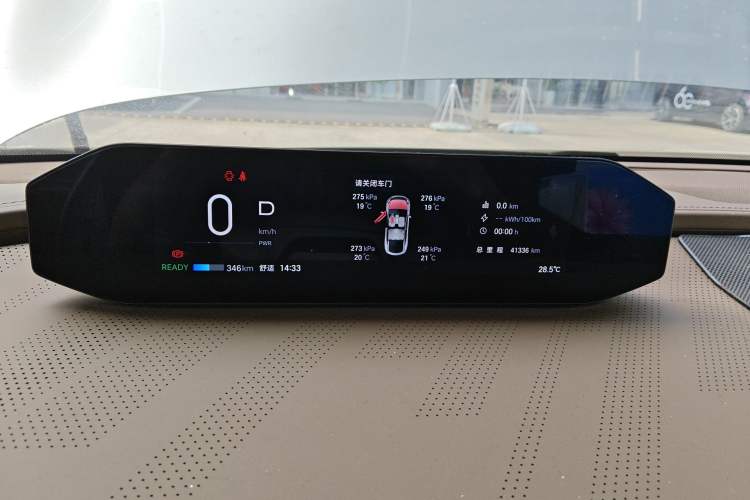 Used Hyptec HT 2023 670 Rear-Drive Ultra-High-Voltage NDA Version Instrument Cluster