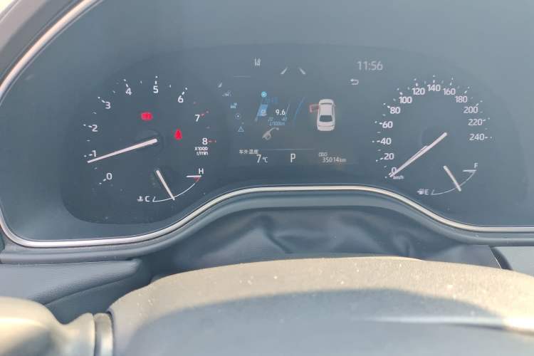 Used Toyota Avalon 2022 2.0L Ambition Edition Odometer Close Up