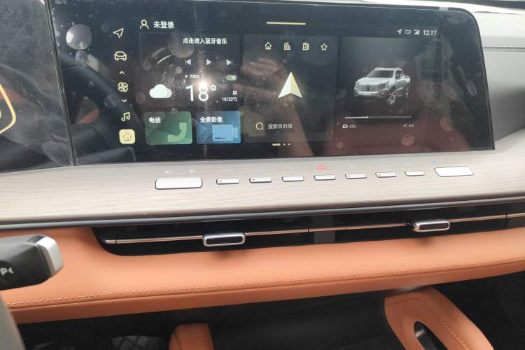 Used CHANGAN NEVO Hunter K50 2025 All-Wheel-Drive Global Version Audio And AC Panel