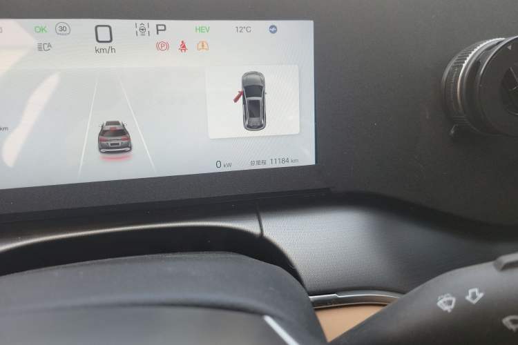 Used BYD Song L DM-i 2024 112 km Beyond Edition Odometer Close Up