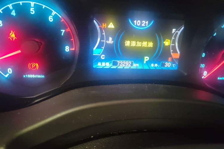 Used BYD Song 2017 Gaishe Upgrade Edition 1.5TID Automatic Comfort Model Odometer Close Up