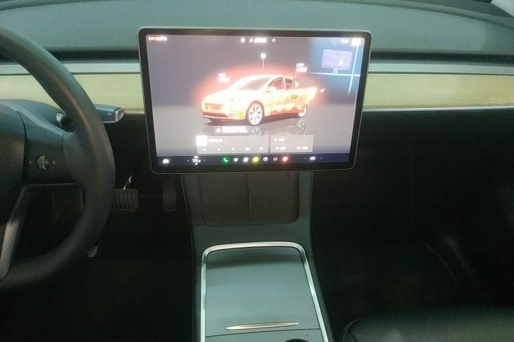 Used Tesla Model Y 2022 Revised Version Rear-Wheel Drive Audio And AC Panel