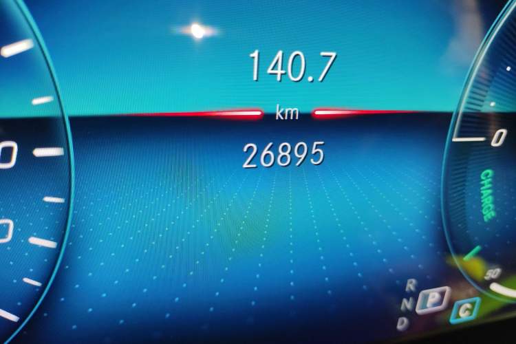 Used Mercedes-Benz E-Class 2023 E 300 L Sport Luxury Edition Odometer Close Up