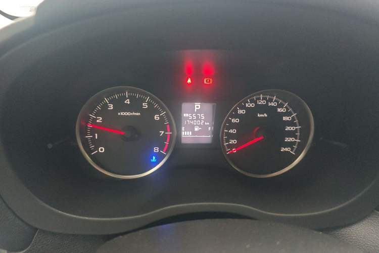 Used Subaru XV 2012 2.0i Comfort Edition Odometer Close Up