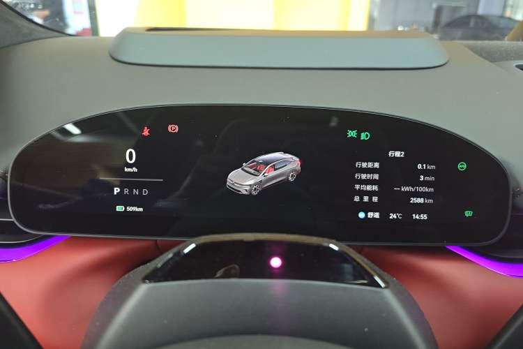 Used Zeekr 007GT 2025 Rear-Drive Intelligent Driving Version 75 kWh Instrument Cluster