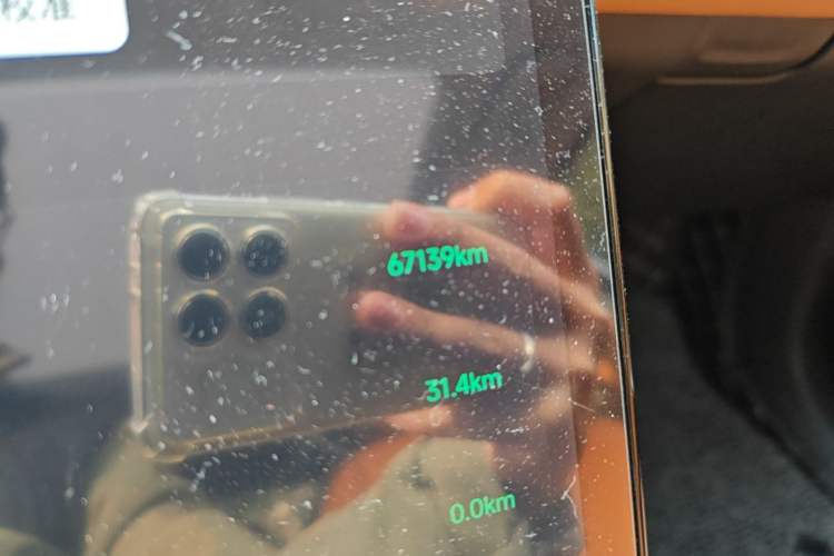 Used XPeng P5 2021 460E Odometer Close Up