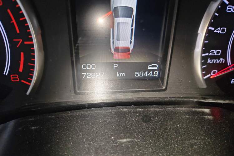 Used Haval H2s 2018 Blue Label 1.5T Dual-Clutch Elite Model Odometer Close Up