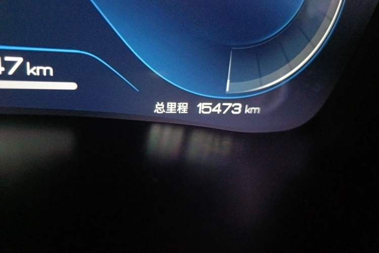 Used BYD Song PLUS New Energy 2024 Honor Edition EV 520km Premium Model Odometer Close Up