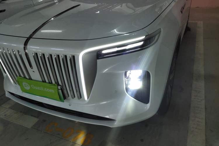 Used Hongqi E-HS9 2022 660 km Range Flagway Edition Six Seats Left Front Headlight