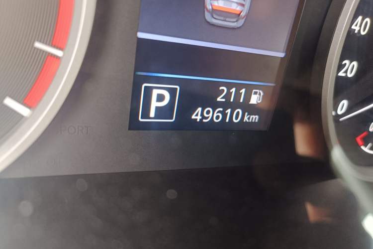 Used Nissan Sylphy 2020 Revised 1.6L XL CVT Enjoyment Edition Odometer Close Up