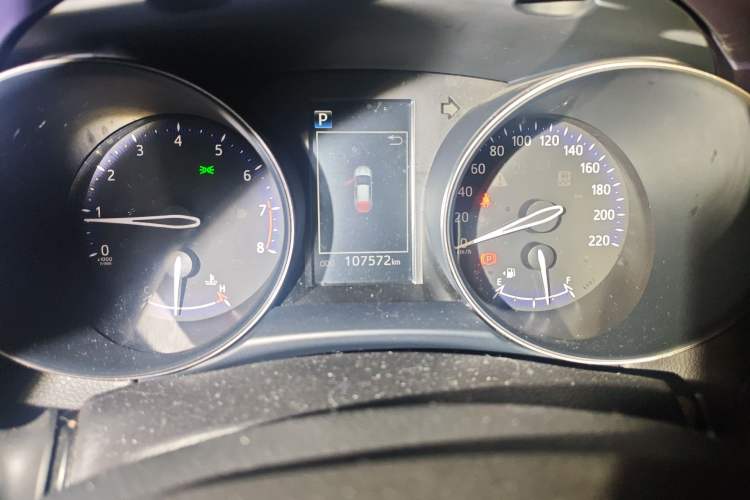 Used Toyota IZOA 2018 2.0L Yichi Edition China V Standard Odometer Close Up