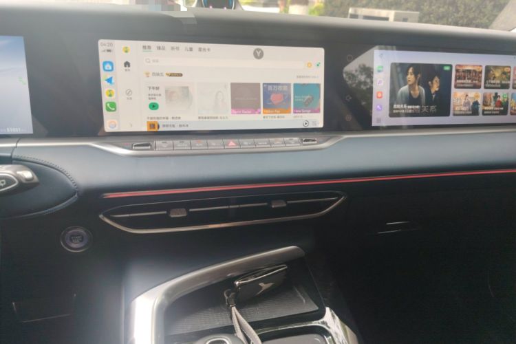 Used VOYAH FREE 2021 Four-Wheel Drive Standard Range-Extended Exclusive Luxury Package Audio And AC Panel