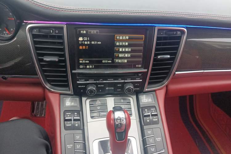 Used Porsche Panamera 2010 Panamera 4 3.6L Audio And AC Panel