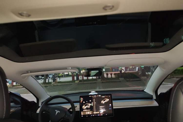 Used Tesla Model 3 2021 Revised Version Standard Range Rear-Wheel Drive Upgraded Edition 3D1 Headliner