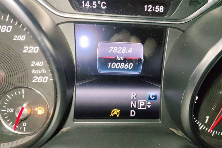 Used Mercedes-Benz CLA 2017 CLA 200 Sport Edition Odometer Close Up