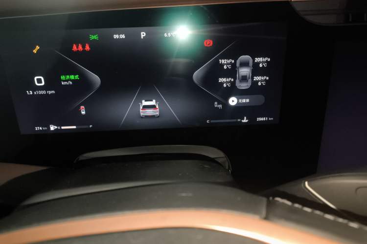 Used EXEED Lanyue 2023 400T Four-Wheel Drive Star Prestige Edition 6 Seats Instrument Cluster