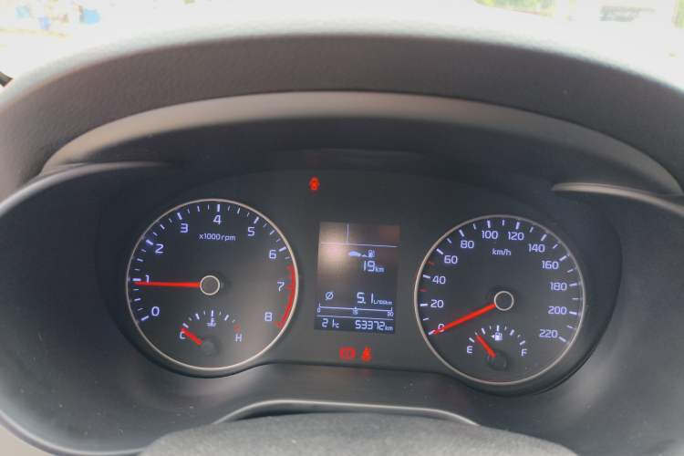 Used Kia K2 2017 Sedan 1.4L Manual Transmission GLS Instrument Cluster