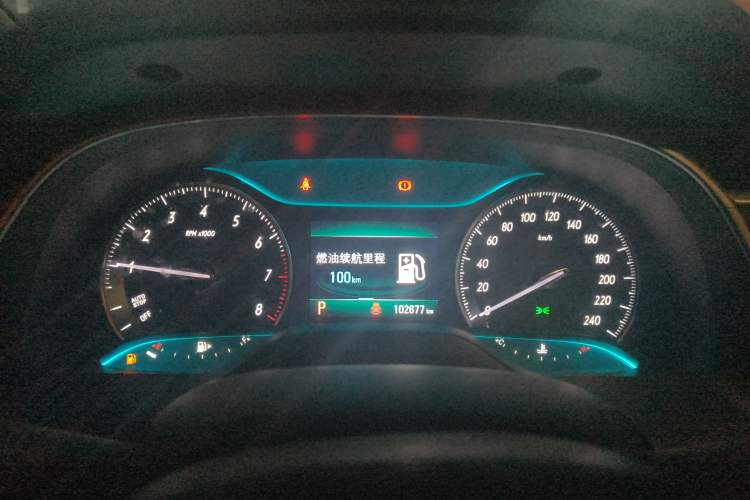 Used Buick GT 2018 15T Dual-Clutch Elite Model China V Standard Instrument Cluster