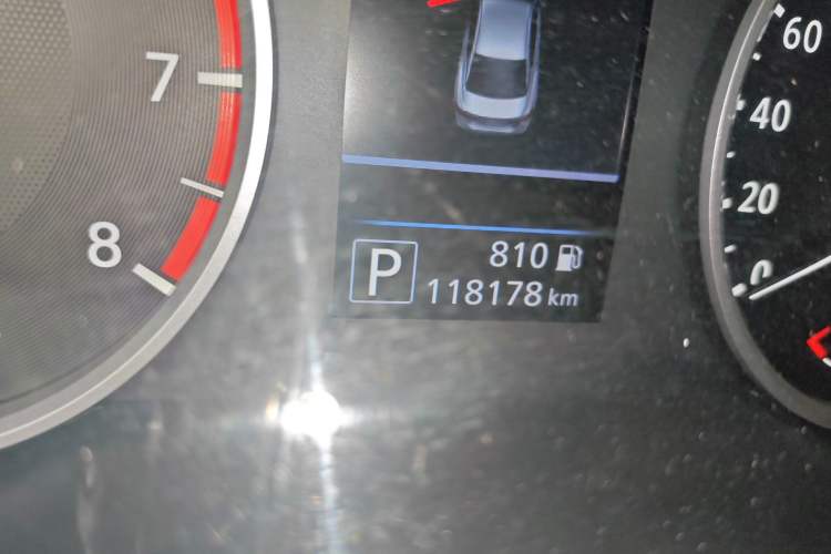 Used Nissan Sylphy 2020 1.6L XL CVT Enjoyment Edition Odometer Close Up