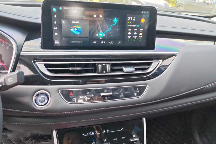 Used CHANGAN CS75 2022 Blue Whale Edition 1.5T DCT Luxury Model Audio And AC Panel