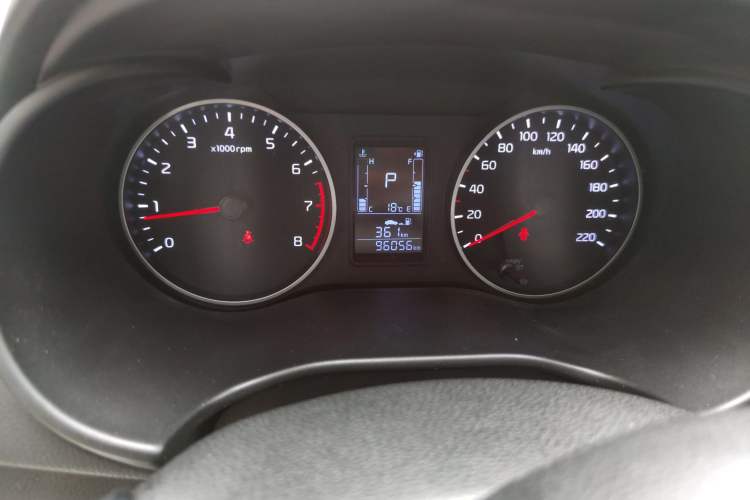 Used Kia Pegas 2020 1.4L Automatic Comfort Version with Sunroof Odometer Close Up