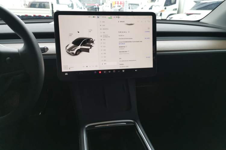 Used Tesla Model Y 2022 Revised Version Rear-Wheel Drive Audio And AC Panel