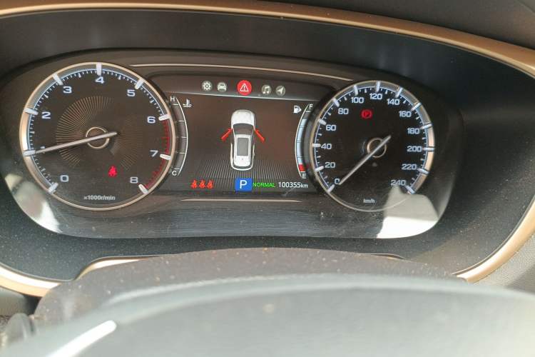 Used GAC Trumpchi GS5 2019 270T Automatic Luxury Edition Odometer Close Up