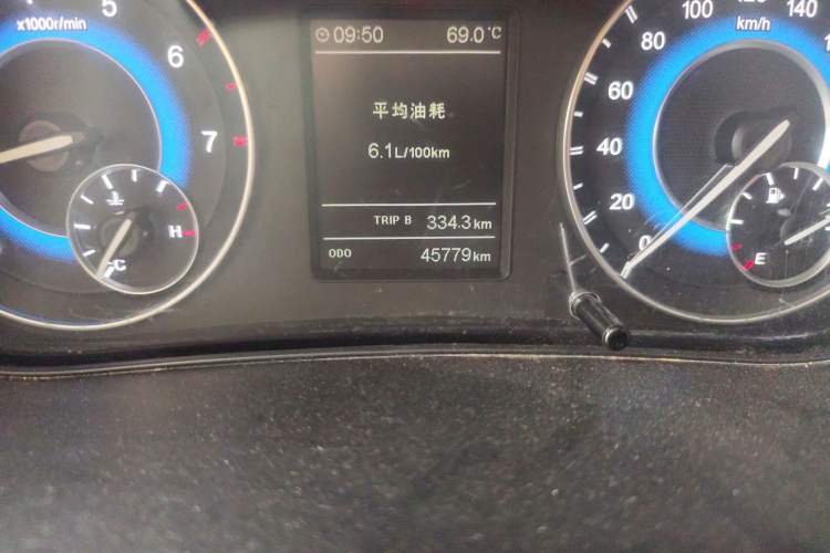 Used Dongfeng Fengon S560 2019 1.8L Manual Urban Model Odometer Close Up