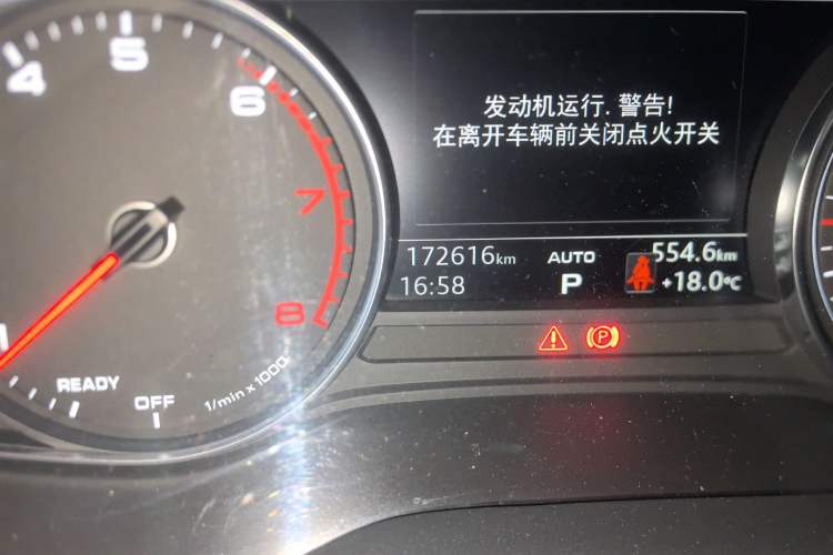 Used Audi A4L 2018 30th Anniversary Edition 40 TFSI Trendy Model Odometer Close Up