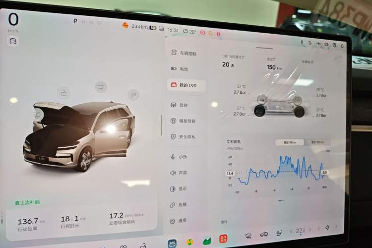 Used ONVO Luxeed L90 2025 Model—Ultra Six-Seater Version