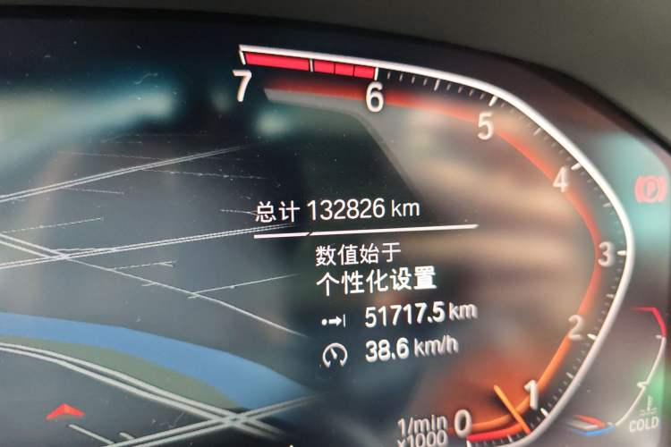 Used BMW 3 Series 2020 320Li M Sport Package Odometer Close Up